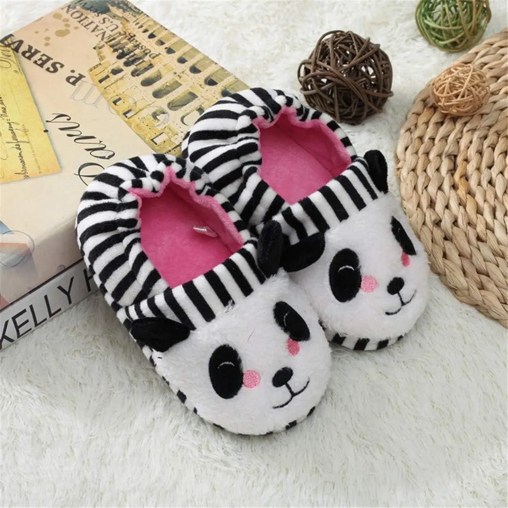 Baby Girls' Panda Premium Soft House Slippers US 5-6