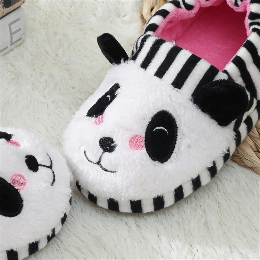 Baby Girls' Panda Premium Soft House Slippers US 5-6