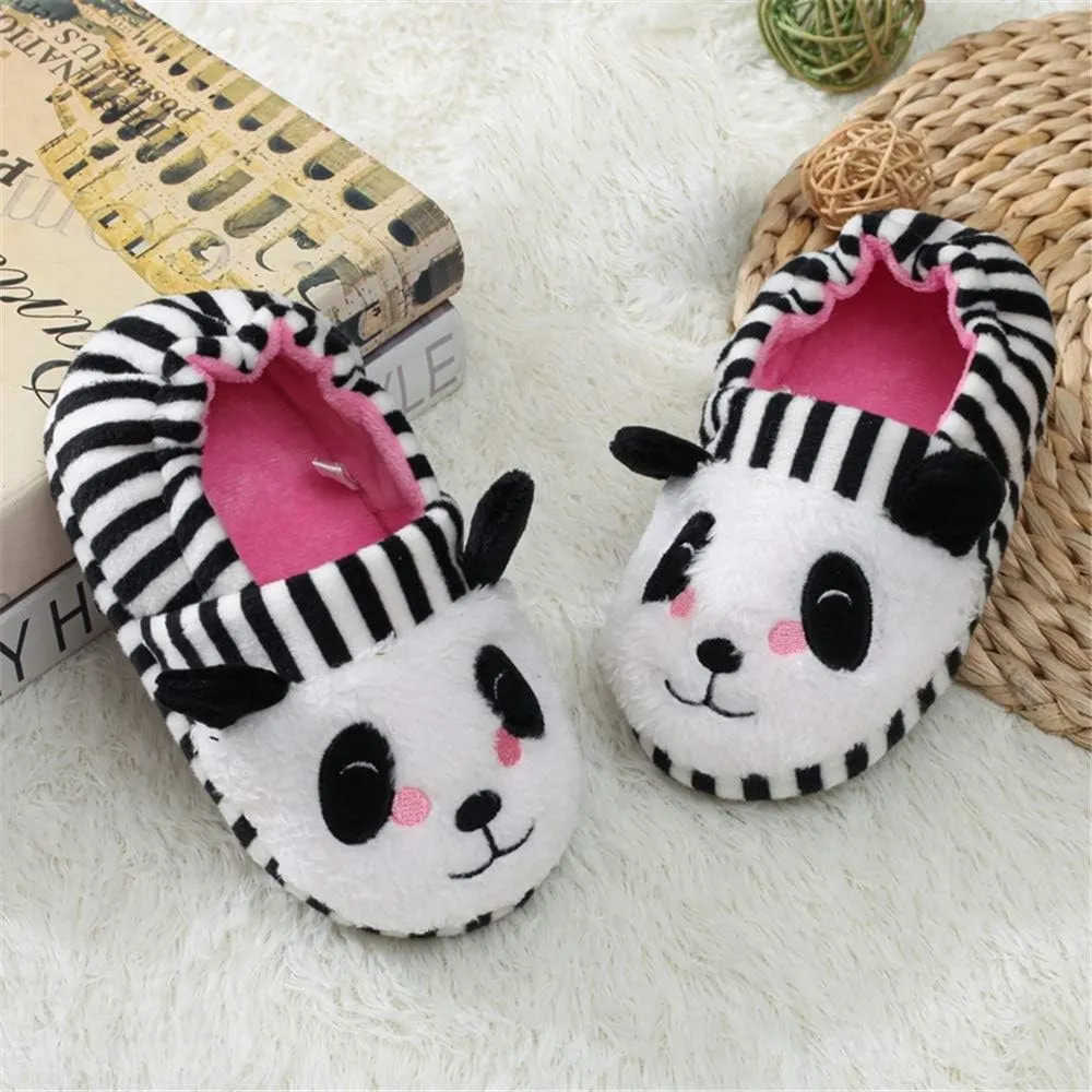 Baby Girls' Panda Premium Soft House Slippers US 5-6
