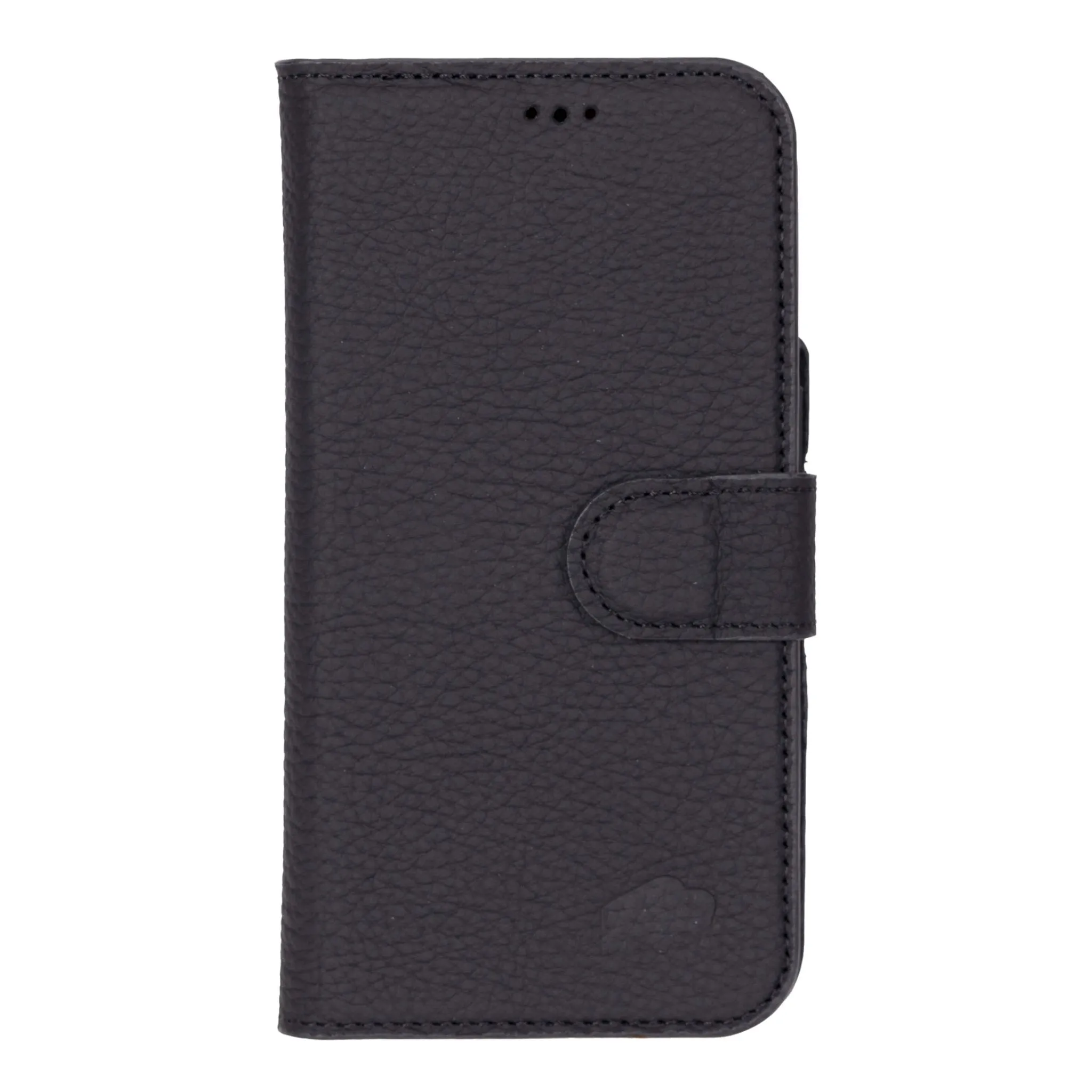 Carter iPhone 16 Wallet Case, Pebble Black