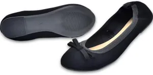 Classic Women's Egg Roll Slippers with Cute Bow Lightweight Ultra Thin Foldable House Shoes Soft Home Slippers Portable Flexible Comfort Footwear for Travel & Indoor Use