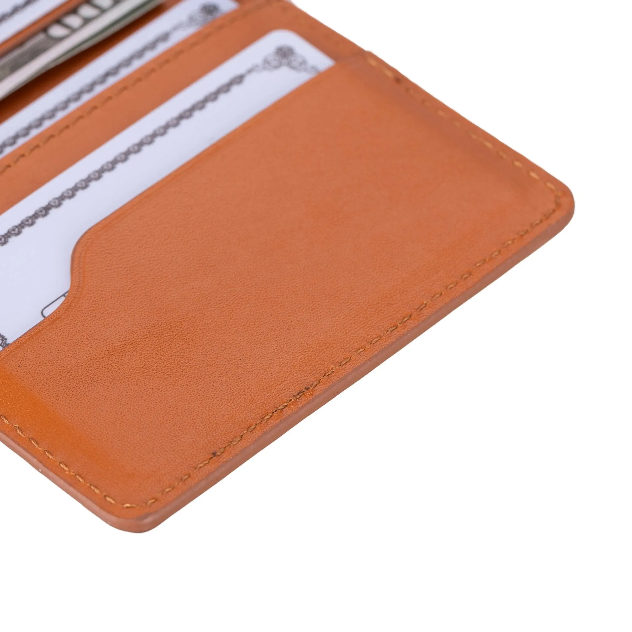 Dean Card Wallet, Burnished Tan