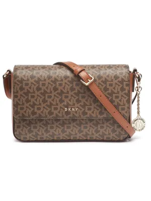 DKNY Women Brown Printed Crossbody Bag