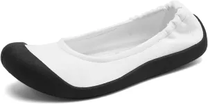 Eliogn Women's Lightweight Slip-in Flat Shoes Breathable Non-Slip Fitness Yoga Dance Shoes Outdoor Riding Walking Driving Shoes for Women