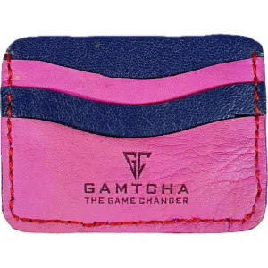 HAND SEWN LEATHER CARDHOLDER -STYLE 7-ID CARD HOLDER