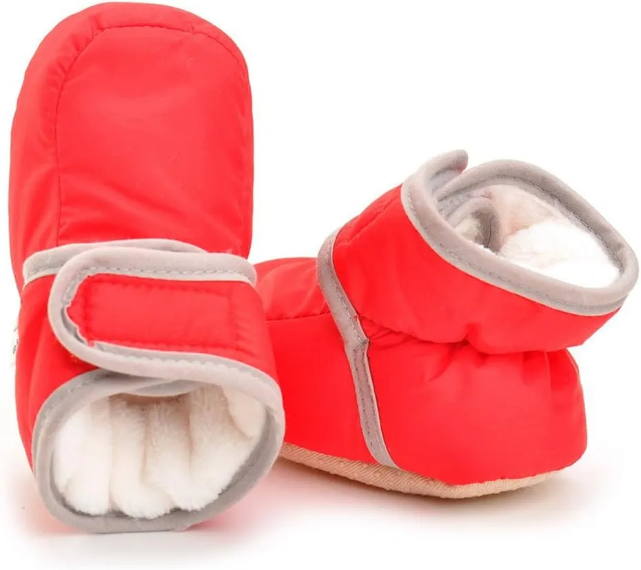 Infant Snow Boots Premium Soft Sole Anti-Slip Warm Winter Prewalker Toddler Boots