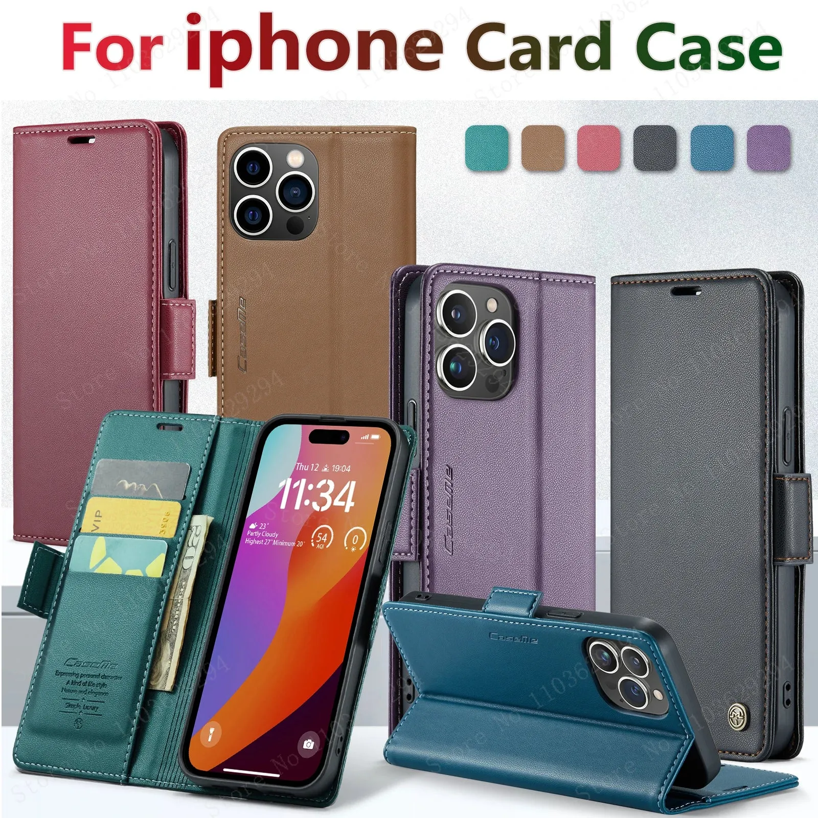 iPhone Case Plus Card holder Wallet