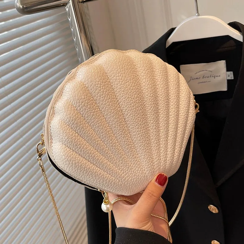 Luxury Chain Crossbody Shell Bag