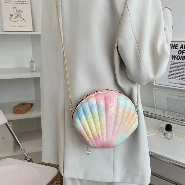 Luxury Chain Crossbody Shell Bag