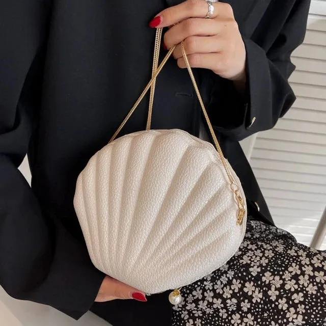 Luxury Chain Crossbody Shell Bag
