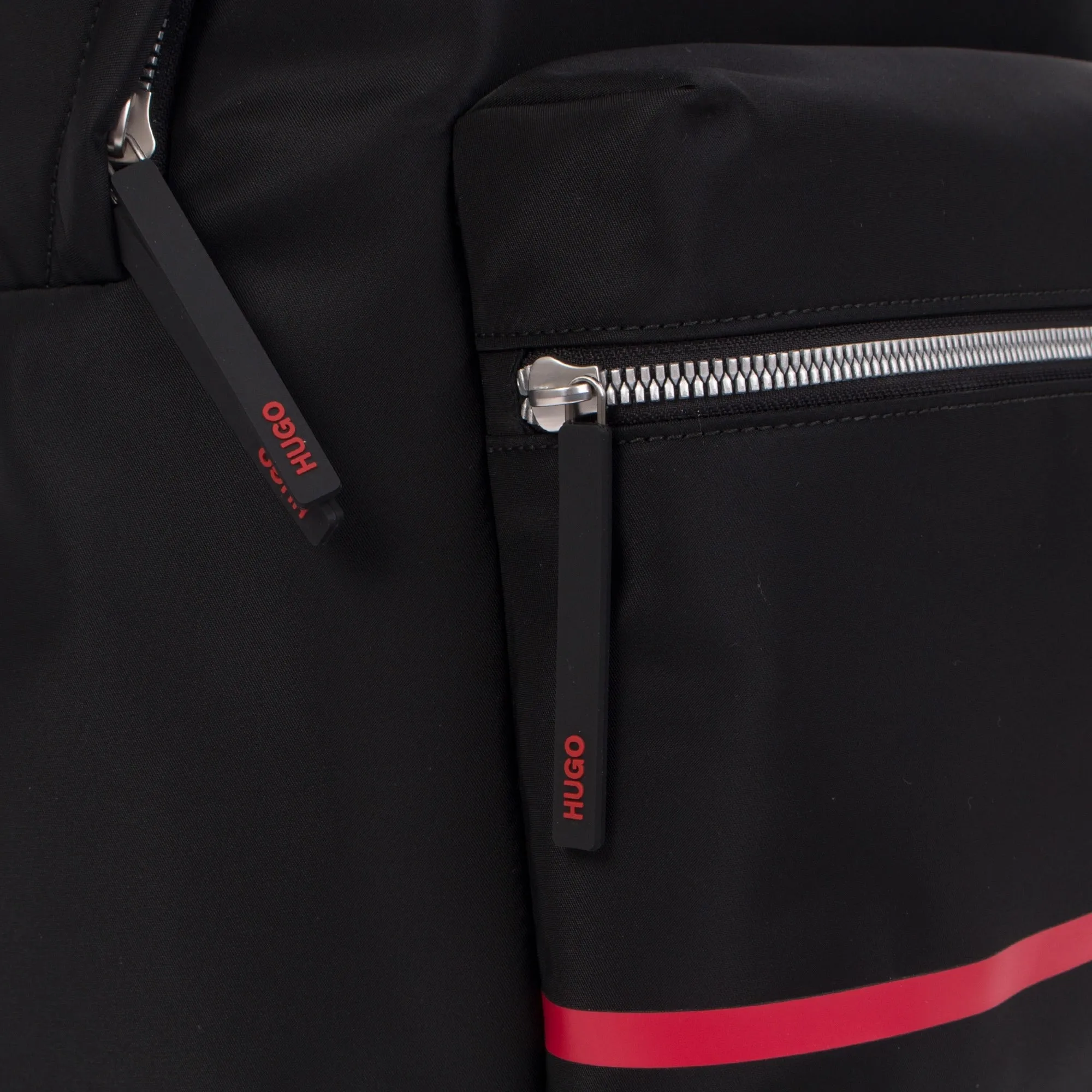 Nylon Contrast Logo Record Backpack