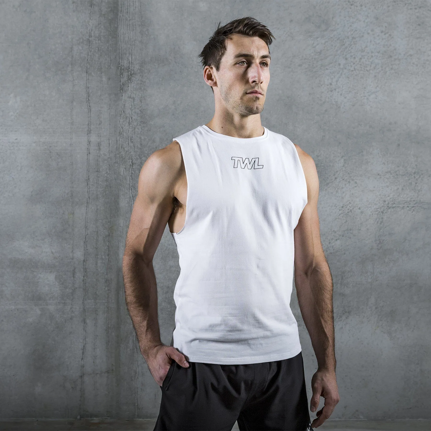 TWL - MEN'S BLUEPRINT TANK - WHITE